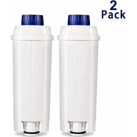 Lot de 2 filtres à eau pour machines à café Delonghi de'longhi dlsc002 Compatible avec Delongie ECAM, Esam ETAM, BCO, EC (1/4)