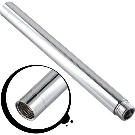 Bras de Douche , G1/2 Extension Bras de Douche Rond en Acier Inoxydable, Rallonge de Pomme Douche Pomme de Douche Inférieure  (6 Pouces)