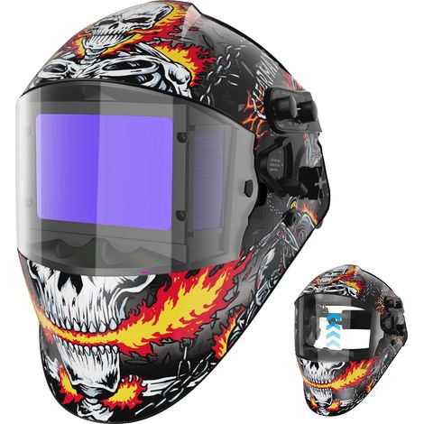 Schweißhelm, automatische Abdunkelung, weites Sichtfeld, B (1/2)