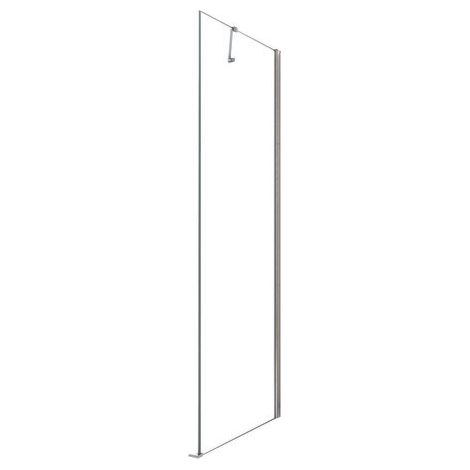 ONDEE - Mamparas de baño FRISCO, Mamparas de baño fija - Vidrio templado T  - Acabados cromados - 100x192,1x0,6cm (1/4)