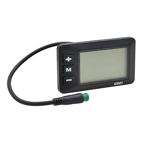 24V 36V 48V LCD Display 5 Pin Socket Bicycle Computer Computer Adjustable Backlight Brightness Speed Mileage for JN Controller and Electric Bike Motor (1/5)