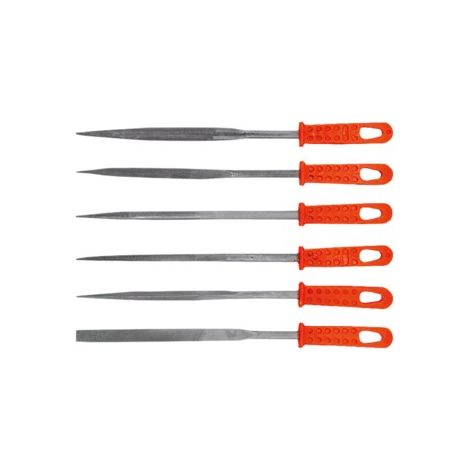 Nadelfeilen für Metall, 6er-Set