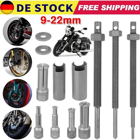 Kit d'outils spéciaux 8 en 1 pour extracteur de boîtier de pédalier de moto à trou borgne (1/5)