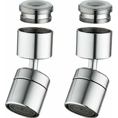 Buse de robinet de cuisine 2 pièces, filtre de robinet universel anti-éclaboussures, robinet de cuisine à économie d'eau (1/5)