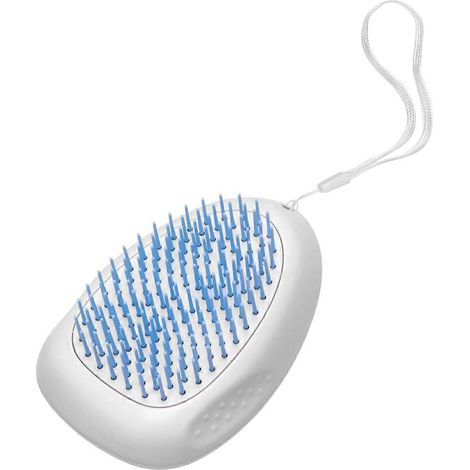 Peigne de toilettage pour chiens compatible avec les poils d'animaux, en ABS, bleu ciel. (1/5)
