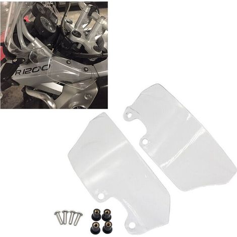 pour GS1200 R1200GS 2004-2012 Pare-Brise LatéRal DéFlecteur de Vent ADV Clair (1/5)