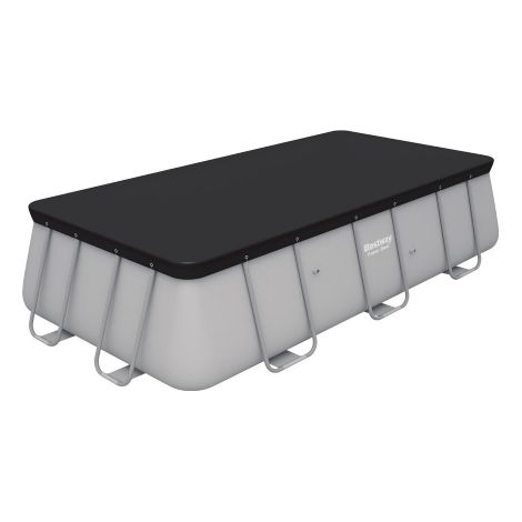 Bestway P03633 top cover pool cover 732x366x132 cm in PVC for rectangular above ground pools with frame