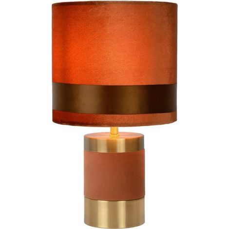 Lampada tavolo Lucide Extravaganza Frizzle marrone E14 40W (1/5)