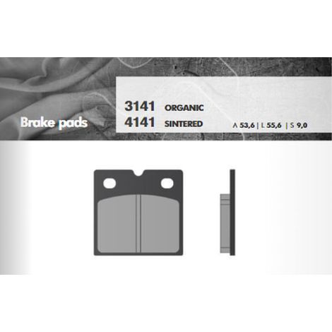 PASTILLAS DE FRENO BRENTA KH18 DE METAL SINTERIZADO (DORADO) (BMW K75/100/1100/1200, R45/65/80/100) (FT 4141)
