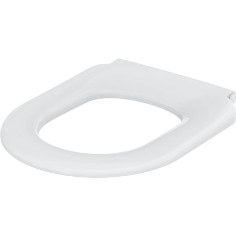 Siège WC CF, 353x425 mm, avec axe de charnière en acier inoxydable continue