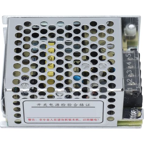 Schaltnetzteil 100–240 V AC, LED-Netzteil 25 W, Gehäuse aus Aluminiumlegierung, Modell MS-25-12 (1/5)