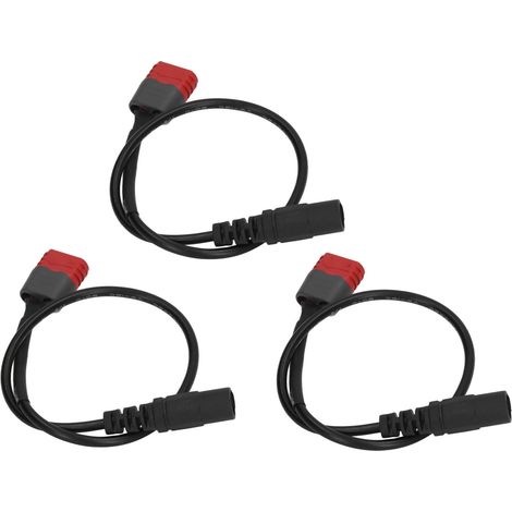 3 Stück T-Stecker auf DC-Ladekabel, 22AWG-Draht, hochtemperaturbeständig, gute Isolierung, T-Stecker-Akkuladeadapter (1/5)