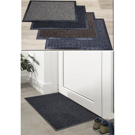 Paillasson en Moquette avec Caoutchouc antidérapant et imperméable pour extérieur et intérieur (1/5)
