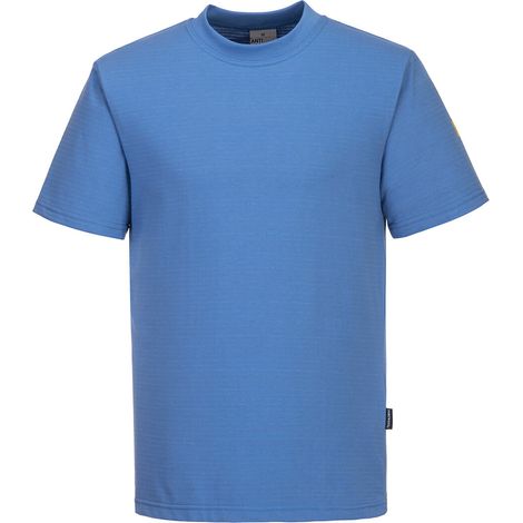 Maglietta antistatica Esd - Taglia 4xl - Blu Hamilton - Portwest