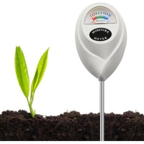 Testeur de pH du sol 5-en-1 pour plantes - détecteur d'humidité et d'acidité (1/4)
