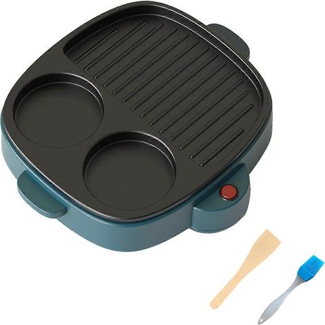 Poêle à omelette électrique 3 en 1, poêle à barbecue, cuiseur électrique, prise européenne (1/5)