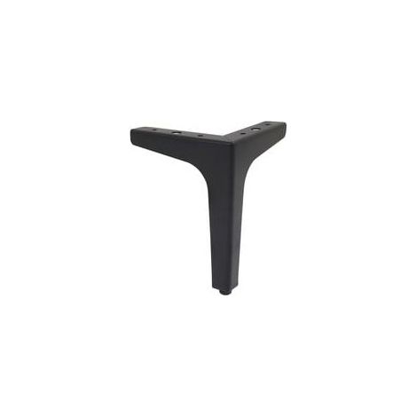 Ensemble de 4 pieds de canapé métalliques, pieds de meubles modernes (noirs) (1/5)