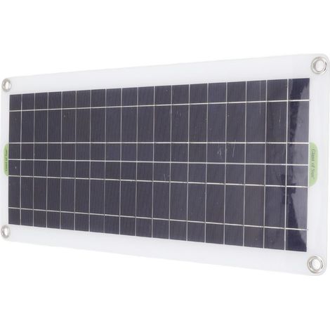 Kit de panneau solaire 12V à 220V 30W avec onduleur 220W et chargeur de batterie 30A pour camping et randonnée (1/4)
