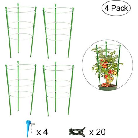 Pack Climbing Plant Support Cage Garden Trellis Flowers Tomato Stand Gardening Tool Tomato Cage (1/5)