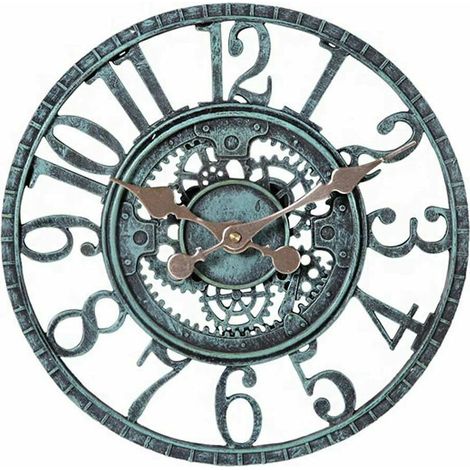 royaluxe - Décoration d'ameublement de salon de chambre à coucher d'horloge murale en résine nordique décorative (1/5)