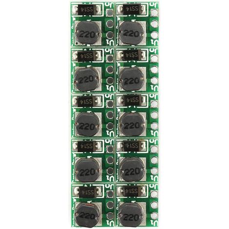10 Pièces T64 Micro Boost Convertisseur-Mini Modules élévateurs De Tension DC-DC 1.5V à 5V (1/5)