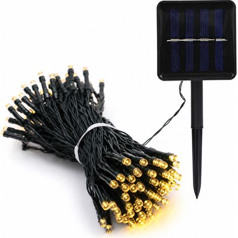 Guirlande Lumineuse LED Blanc Chaud Extérieur, 300 LED, Branchement Secteur, Décoration Noël Jardin et Mariage (1/5)