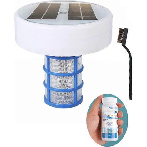 Swimming Pool eau Purifier solaire Copper Pool Ionizer Algae Inhibition Chlorine-Free eau Processor Pool nettoyage (1/4)