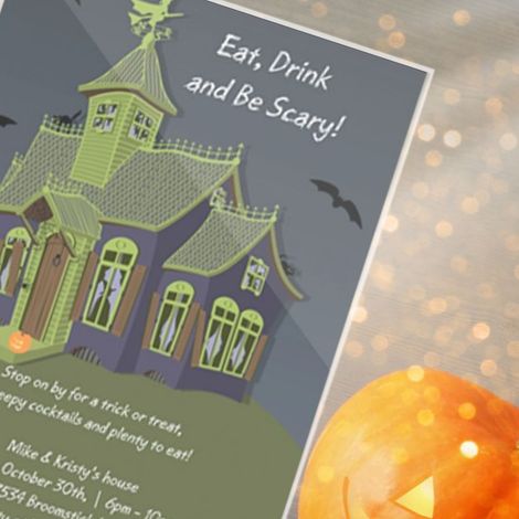 Plaque Décorative Halloween en Acrylique avec Cadre Métal, Tableau Thème Fête, Ornement Murale 12x18cm, Décoration Maison Surnaturelle, Lot de 1 (1/4)