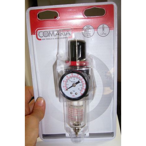REGOLATORE DI PRESSIONE COMPRESSORE FINI ABAC NUAIR 1/4 FILTRO CONDENSA