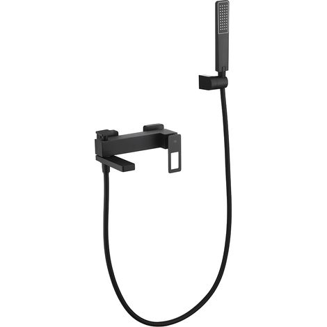 Grifo de bañera/ducha Suecia negro mate [ IMEX® ]