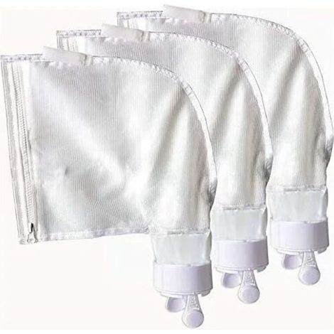 Set mit 3 Ersatz-Netzbeuteln aus Nylon. Kompatibel mit Polaris 280, 480, K13 und K16. Mit Reißverschlussöffnung für einfache Reinigung. (1/4)