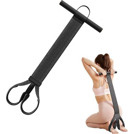 Bandres Élastiques Abdominaux avec Pédale Pied - Home Gym 120lb (54kg) pour Yoga, Gainage (1/5)