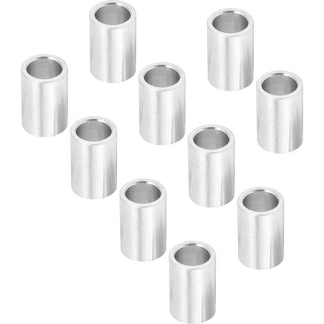 10 pièces Entretoises en Aluminium 8mm, Rondelles Épaisses pour Support Structurel et Montage