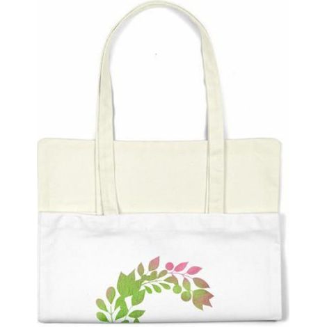 Sac Shopping Tote Bag - Coton 34 x 40 cm - Anse Longue Épaule - Réutilisable (1/4)