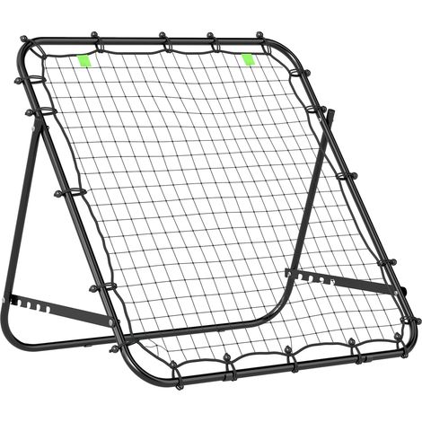 HOMCOM Rebounder Net Adults Football Training Aid Adjustable Black (1/5)