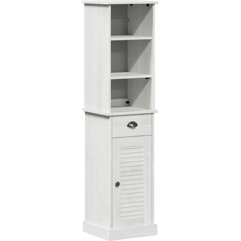 Maison Exclusive - Set di mobili per il bagno VIGO 2 pcs Bianco e Bianco Antico