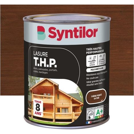 Lasure SYNTILOR THP 8 ans chêne foncé satiné 1 L