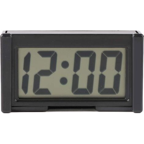 Mini Horloge Digitale pour Voiture Intérieur Tableau de Bord Véhicule Horloge électronique Universelle Heure Date Calendrier (1/5)