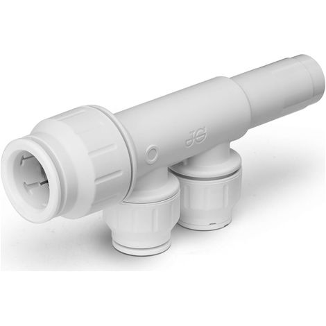 John Guest Speedfit 22mm x 15mm 2 Port Manifold With Stem PEM582215AW