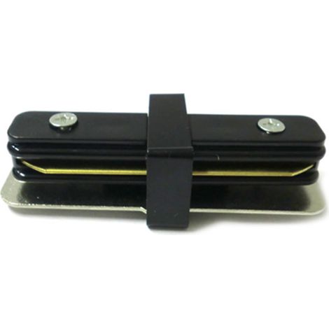 Giunto Lineare a I Connettore Per Binario Illuminazione Faretti Led Modello I Colore Nero Per Monofase (1/3)