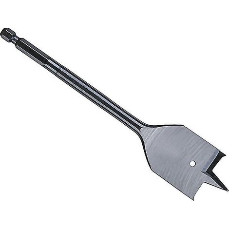 WURKO broca madera pala punta 40 mm , Broca para madera de pala tipo BCon una punta central para centrar el agujero. - Cromo vanadio.
- Diámetro mango 6,5mm.
- Pala 40mm