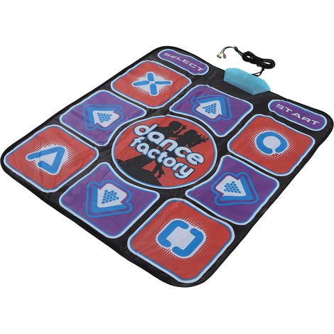 Tapis de danse électronique musical amusant et sensible pour enfants et adultes, idéal pour la maison et la télévision. Couleurs vives, couleurs amusantes, pour regarder la télévision. (1/5)