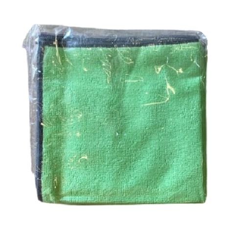Lavette microfibre bouclee verte 250gr