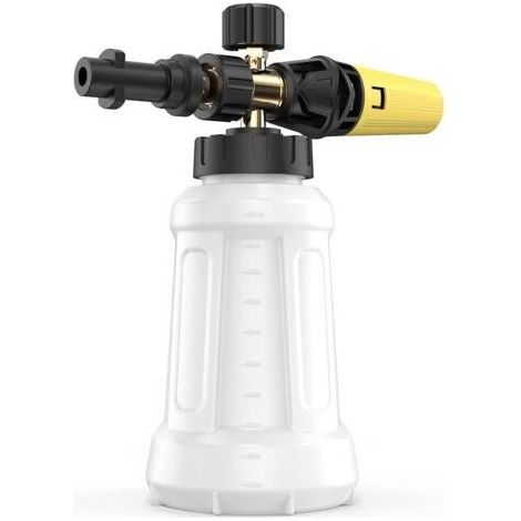 Sollbry Lance à mousse à neige pour nettoyeur haute pression Karcher K2 K3 K4 K5 K6 K7 - Canon à mousse de rechange amélioré Connect & Power - Distributeur de savon en mousse épaisse - Buse de pulvéri (1/5)