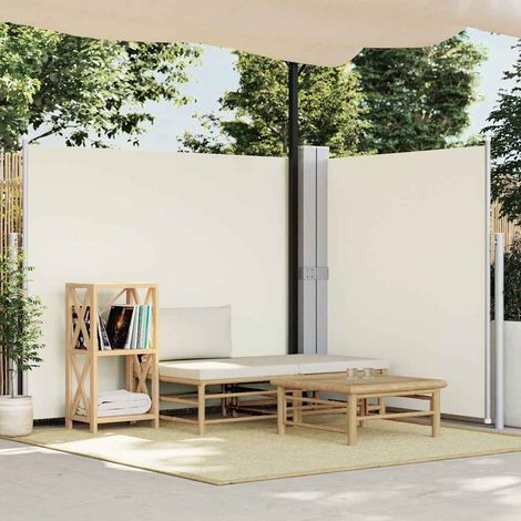 vidaXL Toldo lateral retráctil color crema 180x600 cm (1/5)