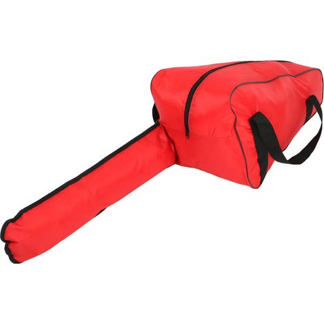 Kettensägen-Tragetasche, strapazierfähige, wasserdichte Tragetasche aus Oxford-Gewebe für Holzfäller (Rot) (1/5)