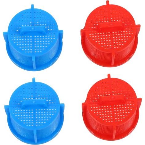 Paquet de 4 filtres de machine à laver, filtre de valve d'entrée d'eau de blanchisserie, purificateur d'eau, filtre à eau domestique, valve d'entrée d'eau en plastique, filtre de crépine (1/5)