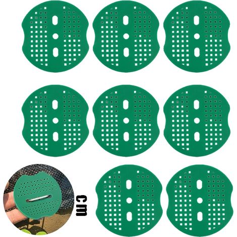 Agrafes de jardin, plastique durable, couverture de sol sécurisée, vert-a, 30PCS (1/2)