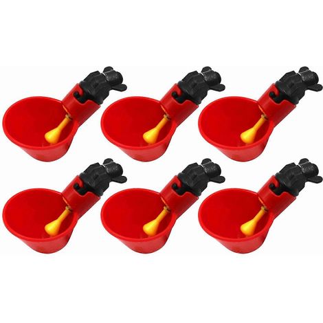 Système d'abreuvement automatique pour poules, canards, etc. 6 pièces -- (1/5)