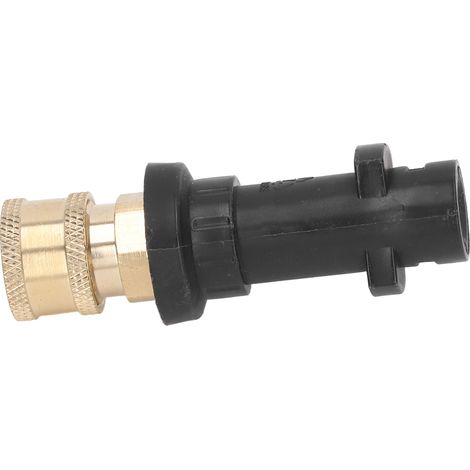 K-Serie Wasserpistolenadapter 1/4 Zoll Messing PC 2000 PSI Hochdruckanschluss Schlauchanschluss für Reinigung (1/5)
